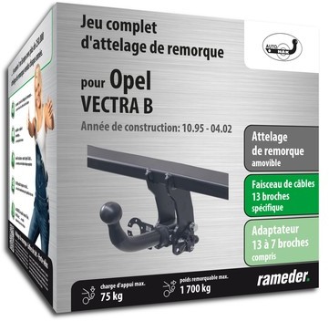 OPEL VECTRA B attelage AUTO-HAK Amovible + faiscea