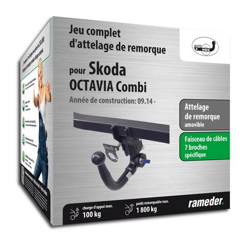 SKODA OCTAVIA III Combi attelage AUTO-HAK Amovible