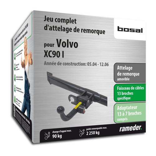 VOLVO XC90 I attelage Bosal Amovible + faisceau 13