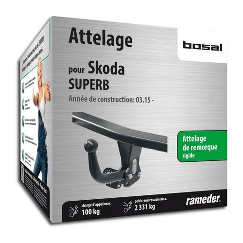 Attelage Bosal Col de cygne démontable avec outil SKODA Attelage Bosal Col de cygne