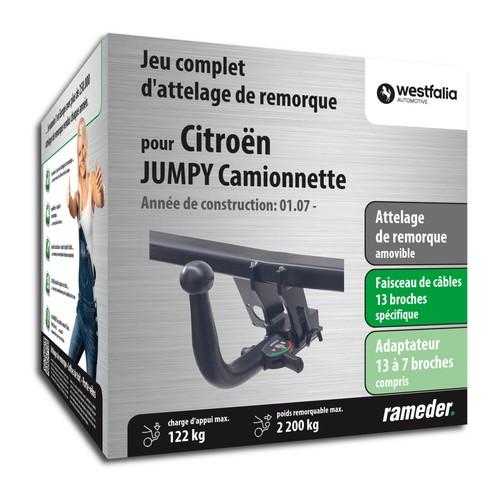 CITROËN JUMPY Camionnette attelage Westfalia Amovi