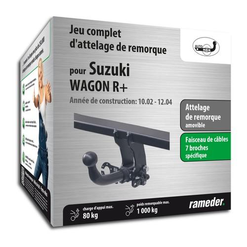 SUZUKI WAGON R+ attelage AUTO-HAK Amovible + faisc
