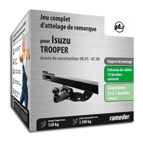 Attelage ISUZU TROOPER II rotule standard GDW Rotu