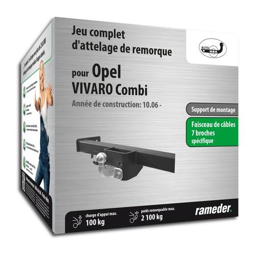 Attelage OPEL VIVARO A Combi rotule standard AUTO-HAK Attelage OPEL VIVARO A Combi