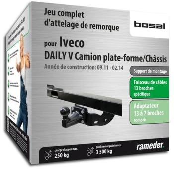 Attelage IVECO DAILY V Camion plate-forme/Châssis