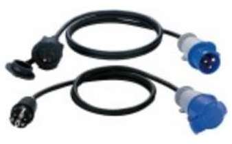 Adaptateur CEE Prise P17/Fiche 2P+T H07RN-F 3G1,5