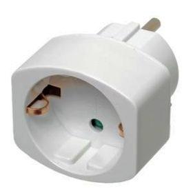Adaptateur prise secteur Allemagne vers France ave