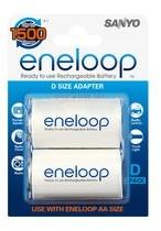 Adaptateur de format AA vers D Blister de 2 Sanyo