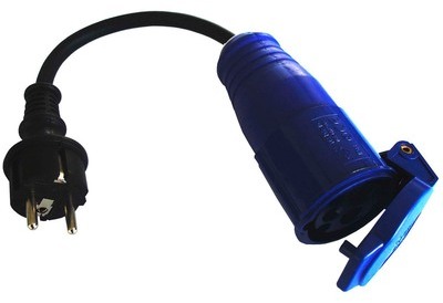 Adaptateur Caravane femelle CARA CEE17 en mâle 16A