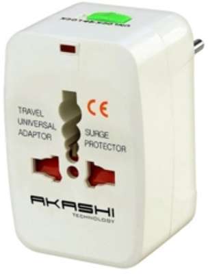 Adaptateur de voyage 150 pays 100W - Blanc Adaptateur de voyage 150 pays