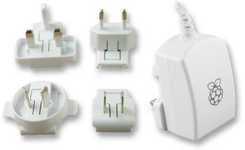 Alimentation 5.1 VDC 2,5 A microUSB pour Raspberry