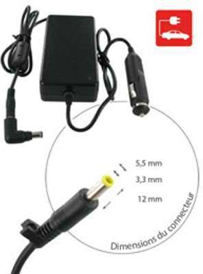 Chargeur pour SAMSUNG NP-N150-JA03DE, Allume-cigar