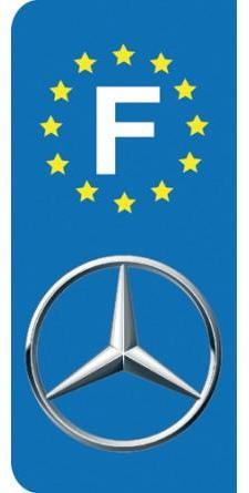 Stickers Plaque Mercedes Stickers Plaque Mercedes