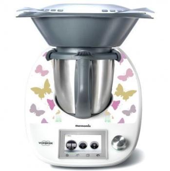 Stickers Thermomix TM 5 Papillon en folie
