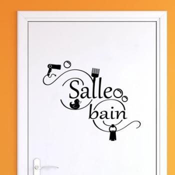 Sticker Salle de bain accessoires
