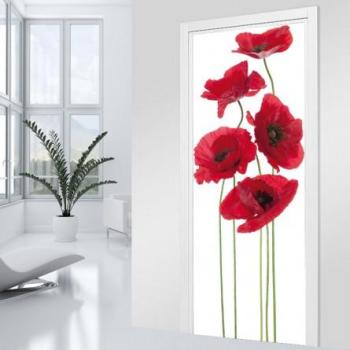 Stickers Porte coquelicot 2 Stickers Porte coquelicot