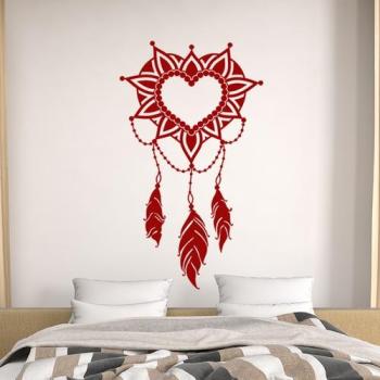 Sticker attrape rêve romantique