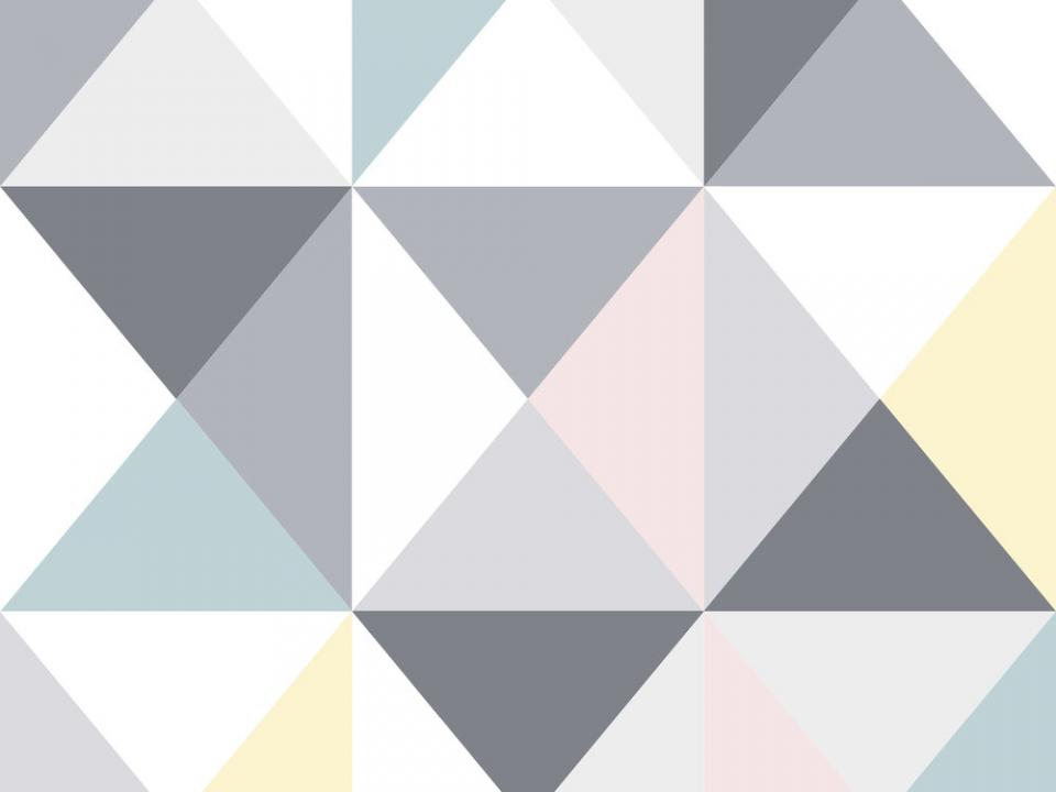 Papier peint vinyle expansé intissé motif géométri