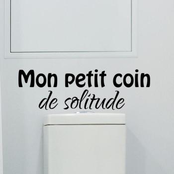 Sticker Mon petit coin de solitude
