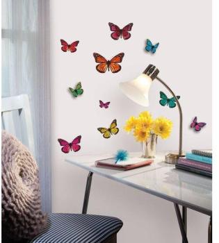 Stickers Papillons 3d