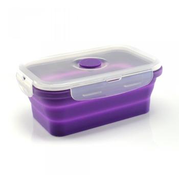 Boîte en silicone hermétique et rétractable 540 ml Boîte en silicone hermétique
