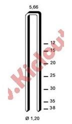 Agrafes 90 - 12mm Inox - Boite de 10000 Agrafes 90 - 12mm Inox - Boite
