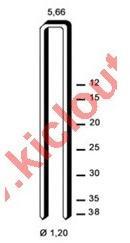 Agrafes 90 - 22mm Inox - Boite de 5000 Agrafes 90 - 22mm Inox - Boite