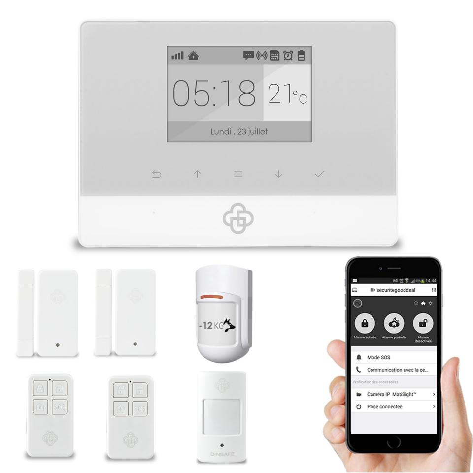 Kit alarme maison sans fil GSM APPure
