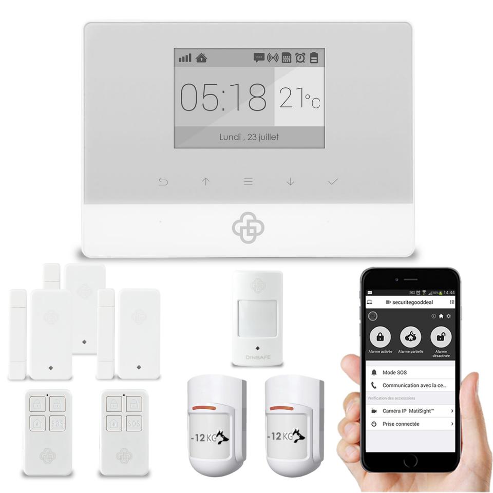 Kit alarme maison sans fil GSM APPURE