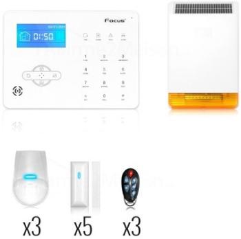 Pack Alarme Sans Fil GSM RTC - 6 Pièces et Pack Alarme Sans Fil GSM RTC