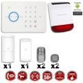 Alarme maison - Système dalarme sans fil GSM imm