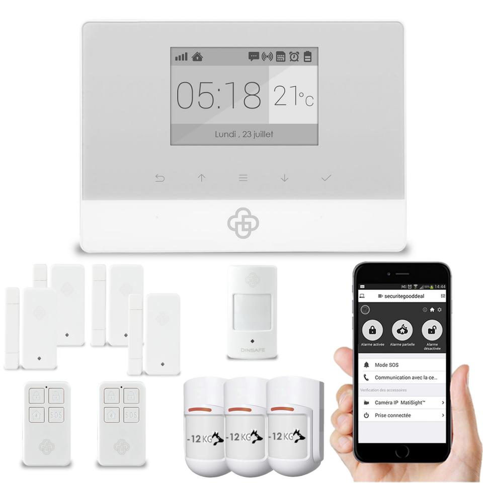 Kit alarme maison sans fil GSM APPURE