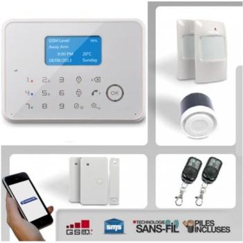 Alarme maison sans fil et filaire 2/3 pièces EMATR