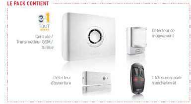 Pack alarme Protexiom Start GSM Somfy
