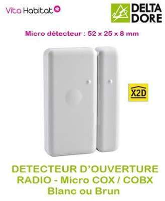Détecteur d ouverture Radio micro COX Delta Dore BRUN Détecteur d ouverture Radio