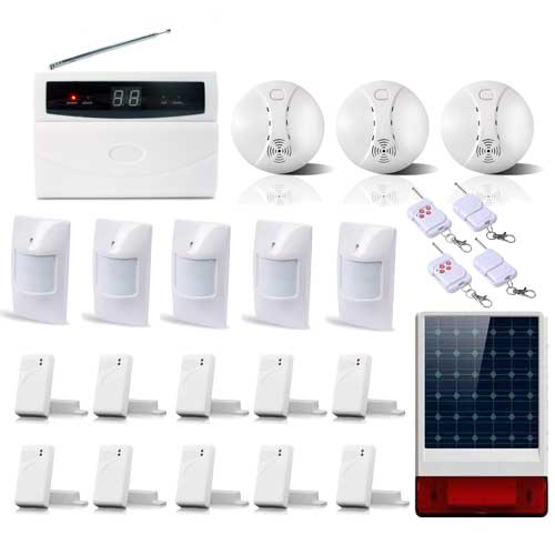 Kit alarme avec sirene solaire de 32 Zones XXXL BO