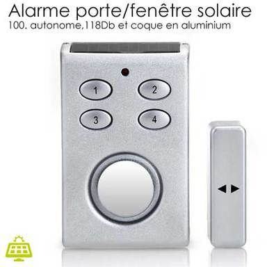 Alarme autonome pour porte et fenêtre