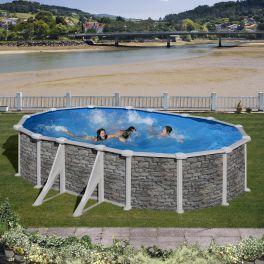 Piscine hors-sol Córcega 610 x 375 H 132 cm - Filt