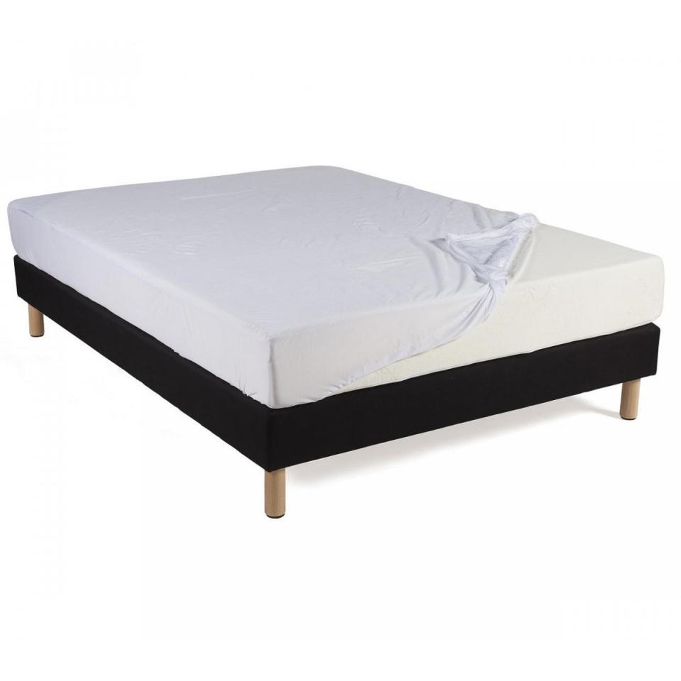 Protege Matelas Molleton Blanc 100% Coton 80x190 -