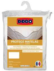 Protège matelas forme plateau coton 200g m2 140x190cm Protège matelas forme plateau