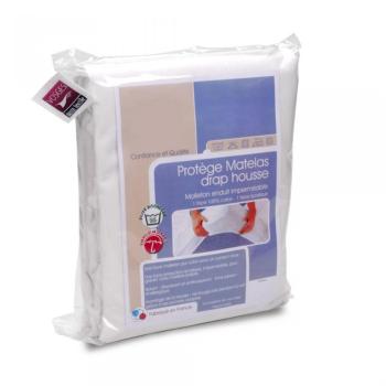 Protège matelas imperméable Antony blanc 80x200 Grand Protège matelas imperméable