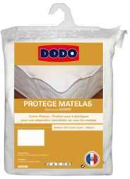 Protège matelas forme plateau coton 200g m2 90X190cm Protège matelas forme plateau