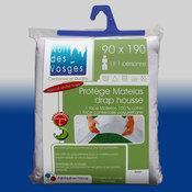 Alèse housse 2 en 1 imperméable et molleton 100 coton Alèse housse 2 en 1 imperméable