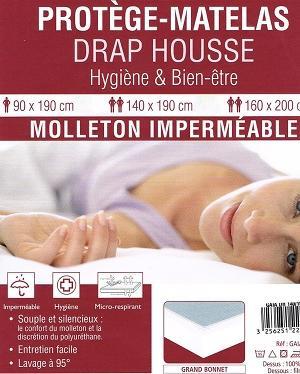 Protège matelas imperméable respirant 180x200 Protège matelas imperméable