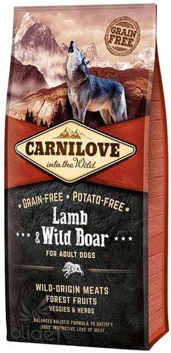 Croquettes chien CARNILOVE Adult Lamb Wild Boar Contenance Croquettes chien CARNILOVE