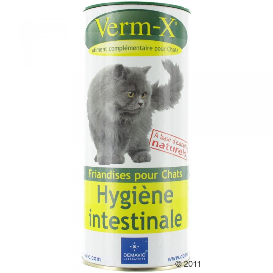 60g Verm-X Friandises antiparasitaires pour chat