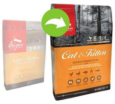 Orijen, poulet pour chat et chaton - 5,4 kg