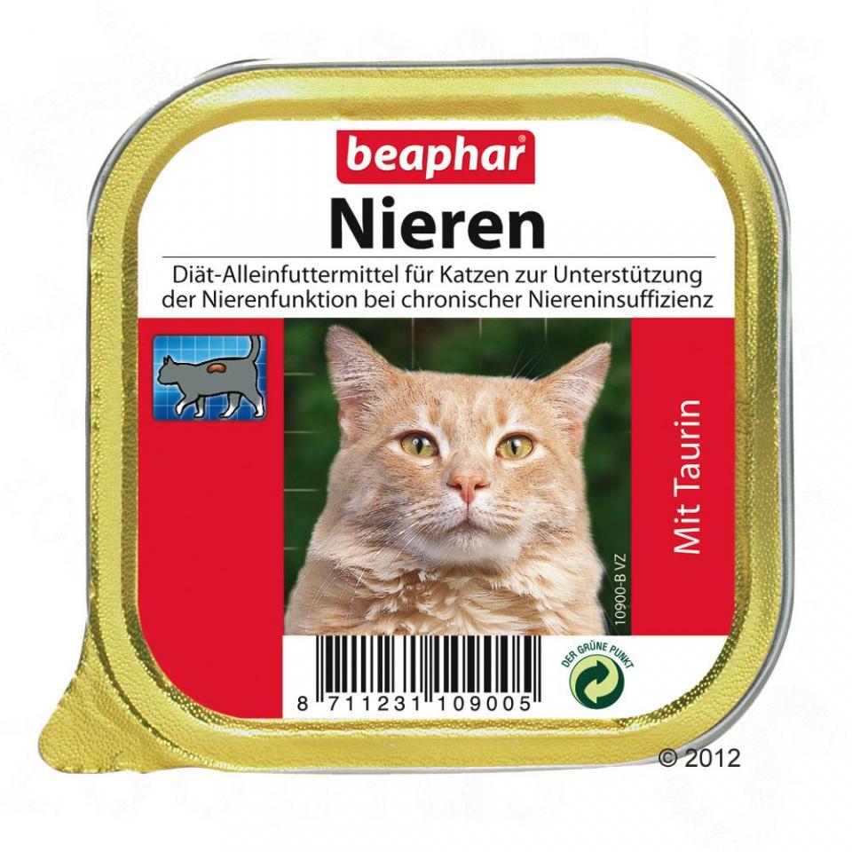 Beaphar Régime rénal + taurine 6 x 100 g pour chat