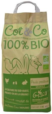 Gasco Cot&Co - Alimentation Bio pour Poules Pondeu
