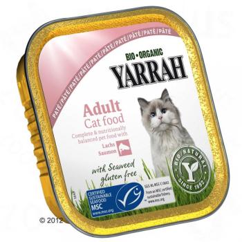 Yarrah Bio Pâté 6 x 100 g pour chat - saumon, algu